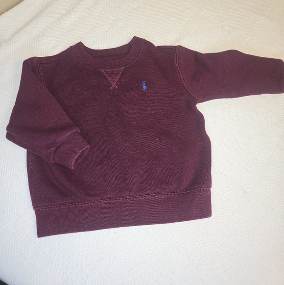 Polo by Ralph Lauren Burgundy Sweatshirt - Picture 2 of 3